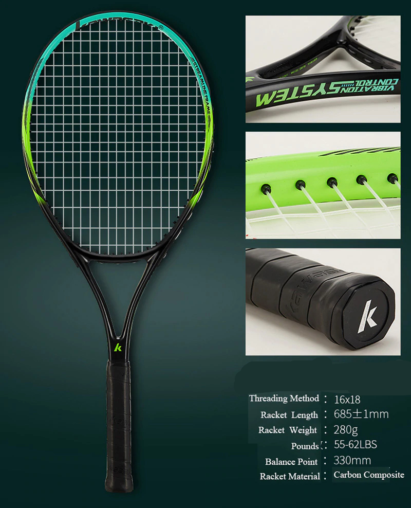 Kawasaki Tennis Racket - Carbon Composite Ultra Light