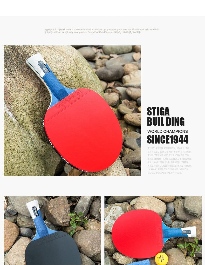 STIGA 5-Stars Pro Tube Table Tennis Racket